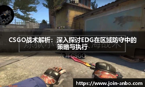 CSGO战术解析：深入探讨EDG在区域防守中的策略与执行